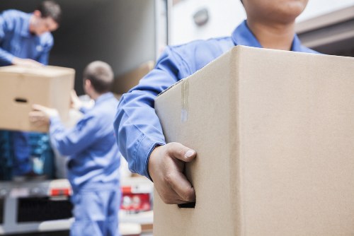 Removal van service for a move in Highbury with local residential properties