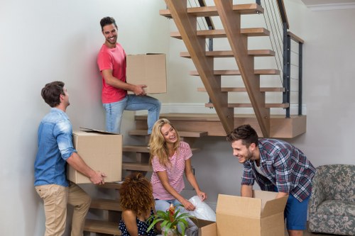 Local same day removals team handling a Highbury home move