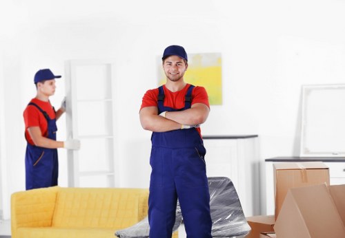 Removal team handling house moves in Highbury with local street access