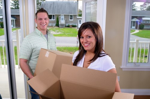 Furniture handling during a Highbury home relocation