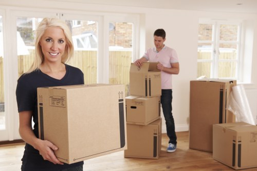 Waste removal and disposal compliance for a moving service