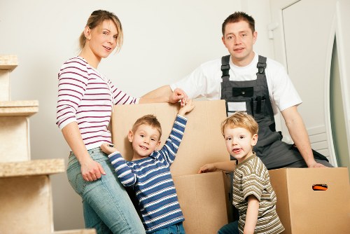 Removal team supporting a home move in Highbury