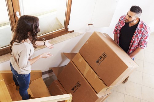 Specialist handling equipment used for moving a piano safely