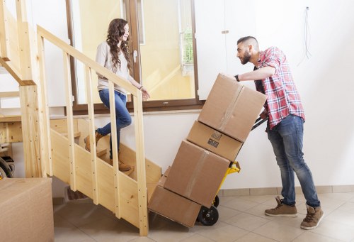 Local removals team planning a Highbury house move with access and parking in mind