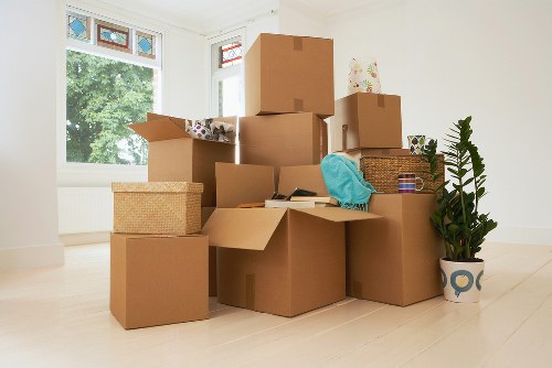 Local removal truck prepared for moving day in Highbury
